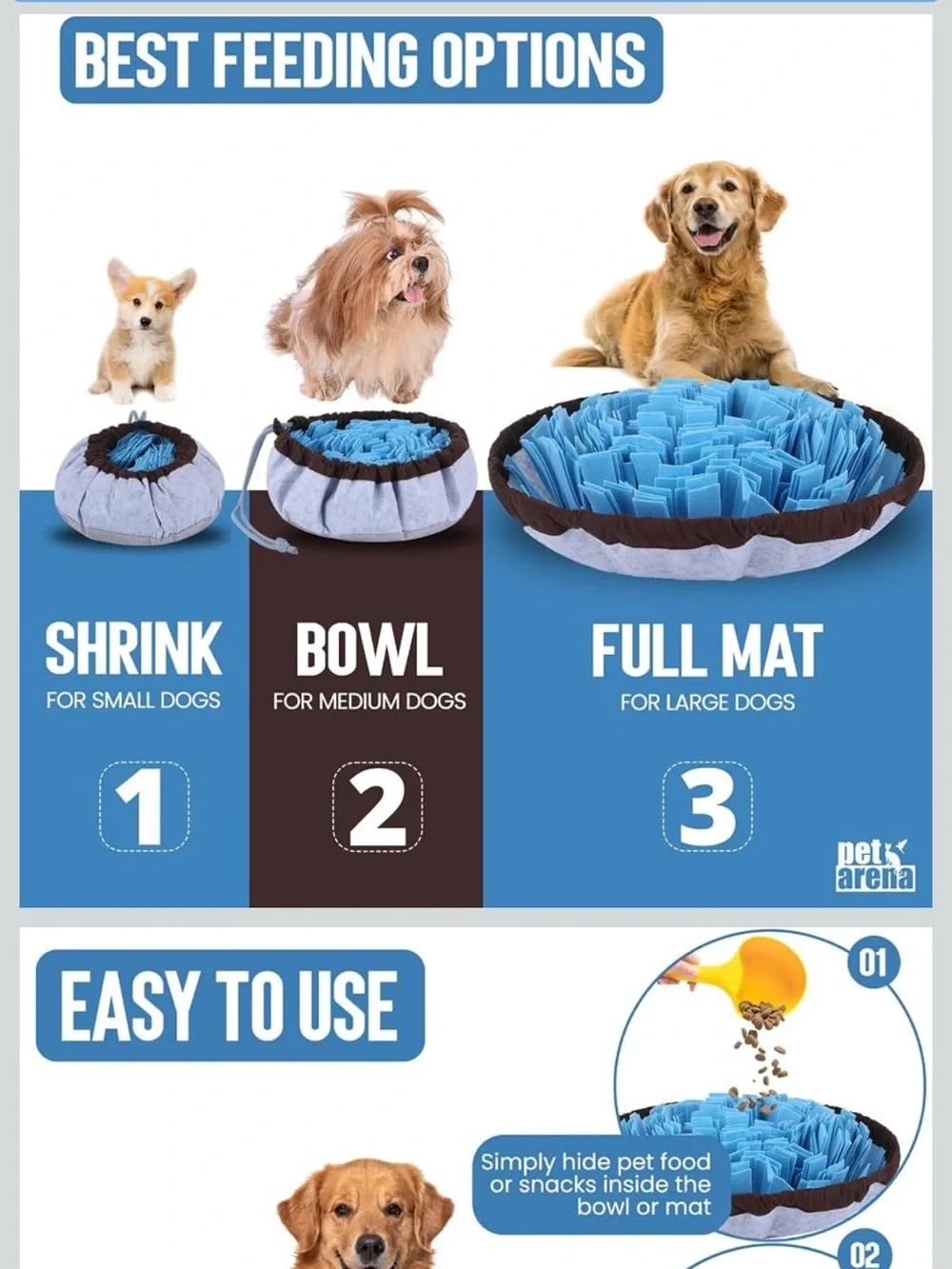 Pet Arena Snuffle Bowl Mat